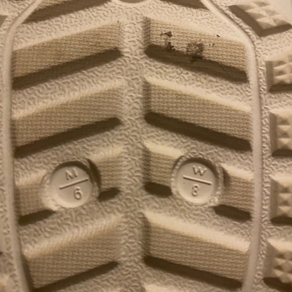 White fuzzy crocs